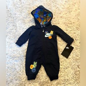 Newborn Baby Nike Jumpsuit - Girl